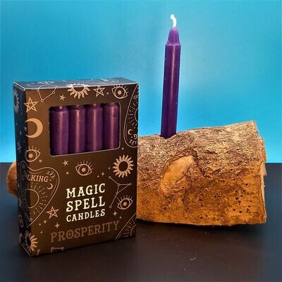 Purple Spell Candles for Prosperity