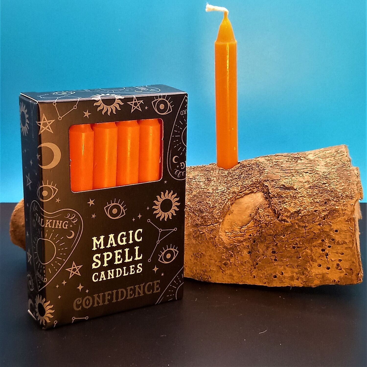 Orange Spell Candles for Confidence