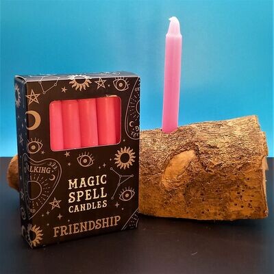 Pink Spell Candles for Friendship