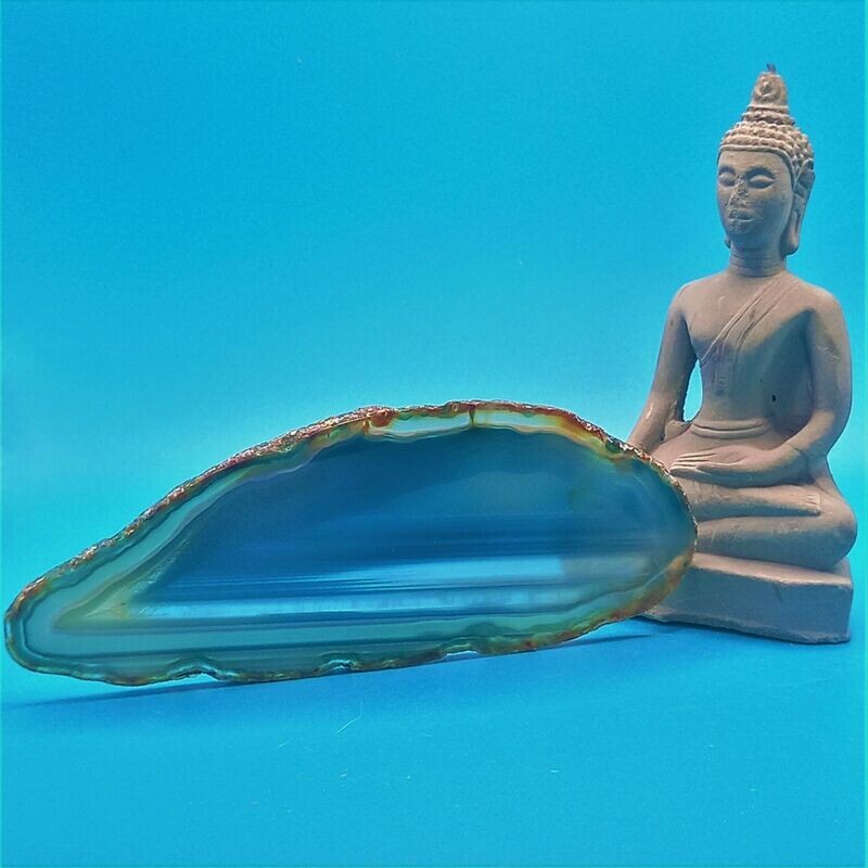 Agate Slice Blue/Green 2