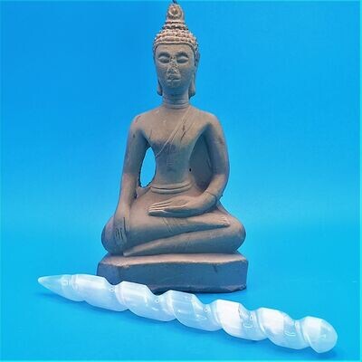 Selenite Spiral Wands