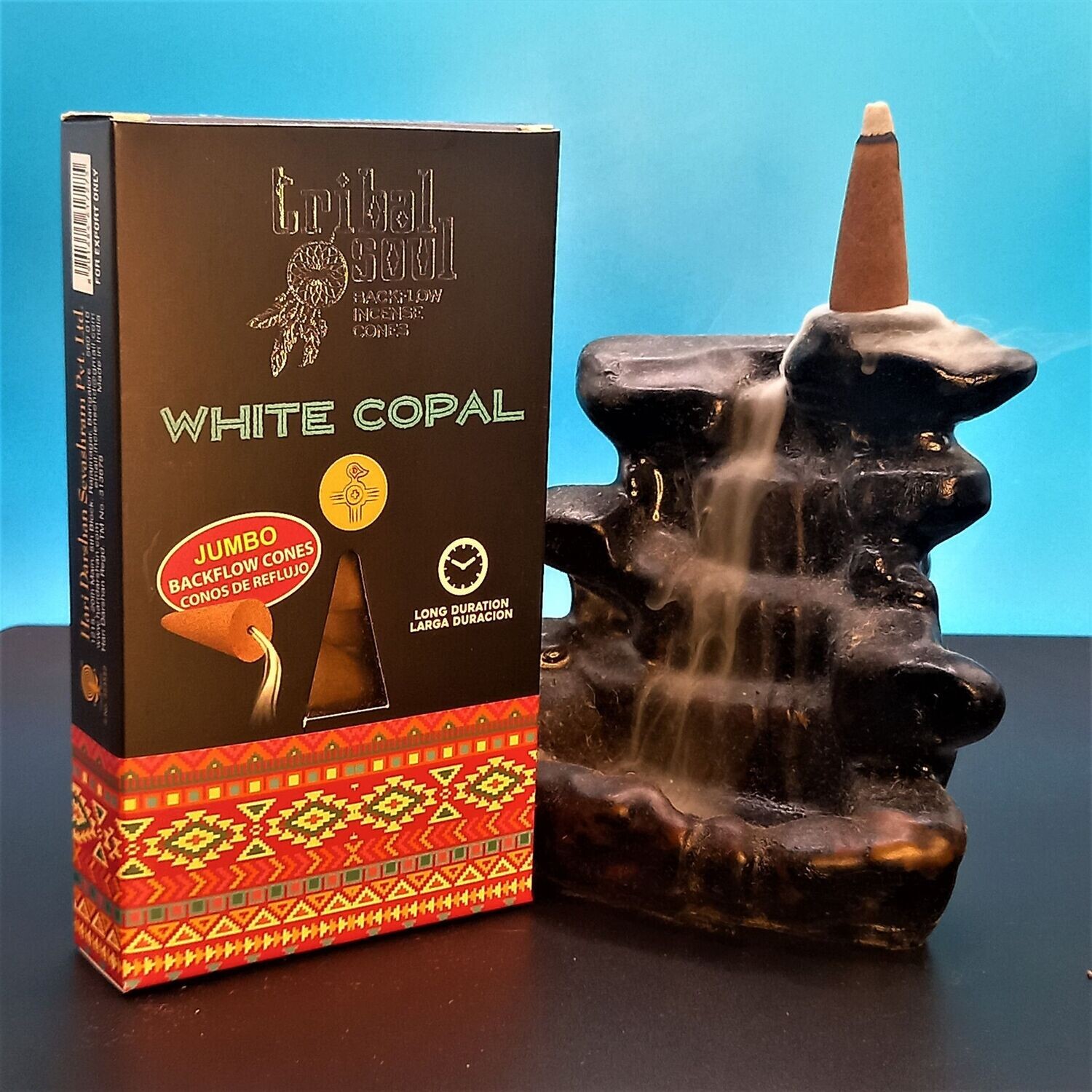 White Copal Backflow Cones