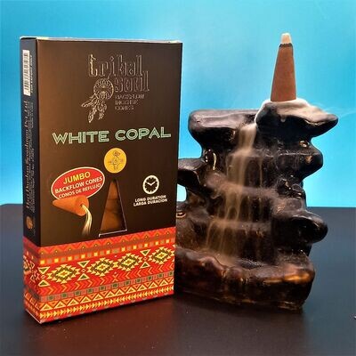 White Copal Backflow Cones