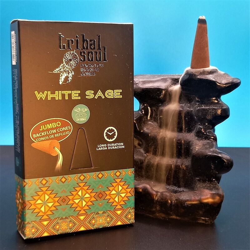 White Sage Backflow Cones