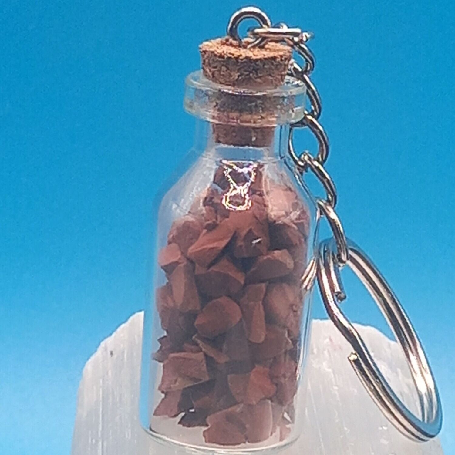 Red Jasper Keyring