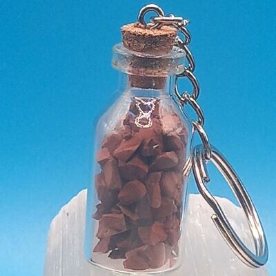 Red Jasper Keyring