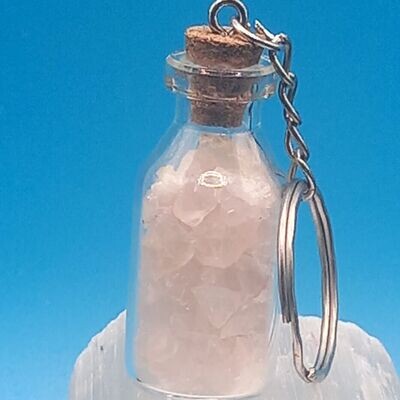 Rose Quartz Keyring