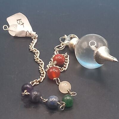 Clear Quartz Sphere Pendulum