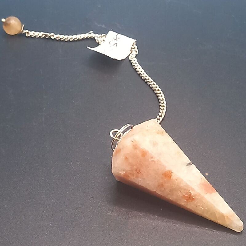 Sunstone Faceted Pendulum