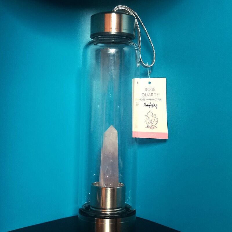 Rose Quartz Water Bottle