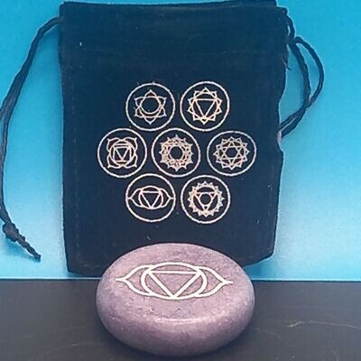 Third Eye Chakra Meditation Stone