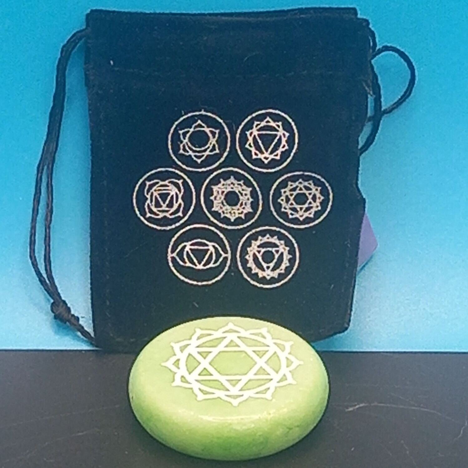 Heart Chakra Meditation Stone