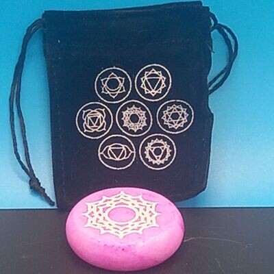 Crown Chakra Meditation Stone