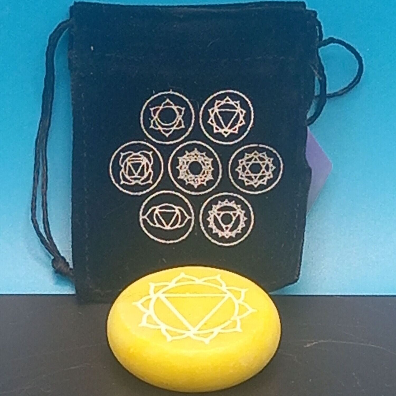 Solar Plexus Chakra Meditation Stone