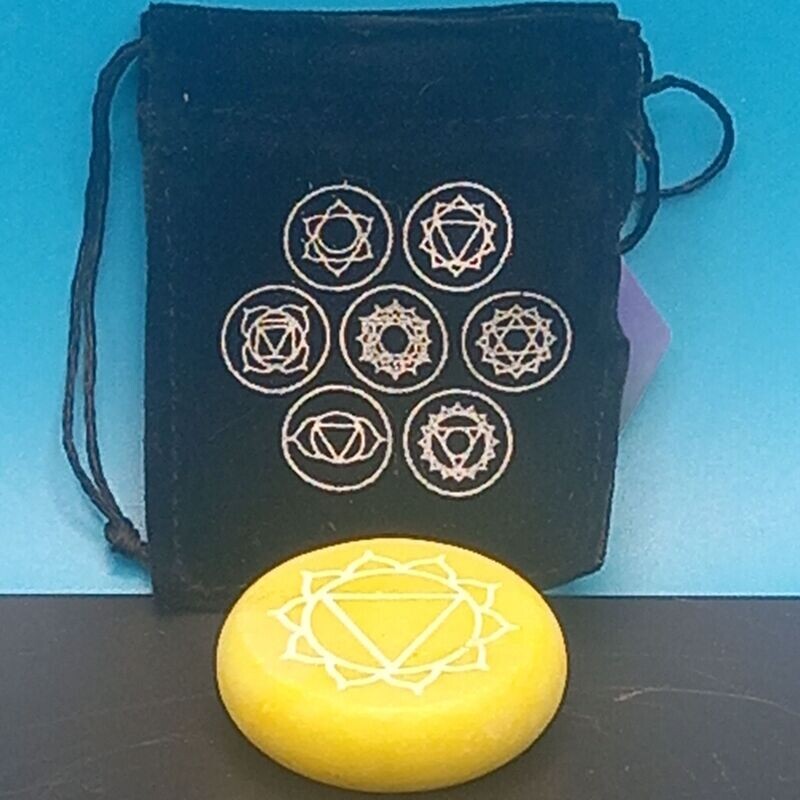 Solar Plexus Chakra Meditation Stone