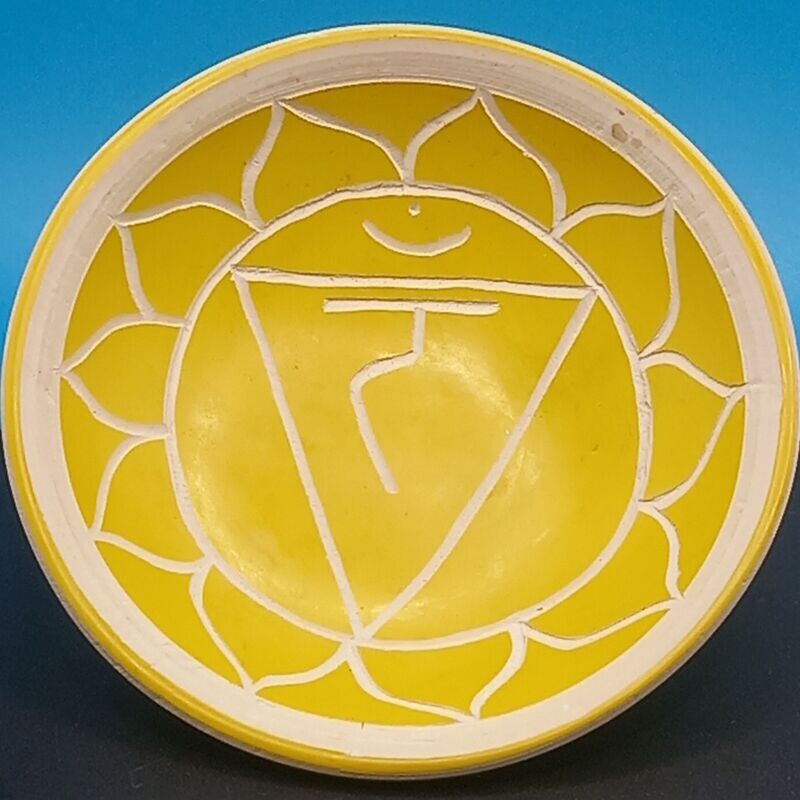 Solar Plexus Chakra Soapstone Bowl