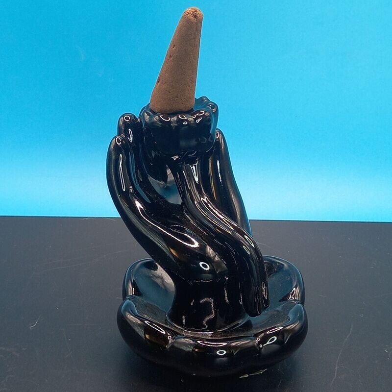 Small Hand and Lotus Backflow Burner