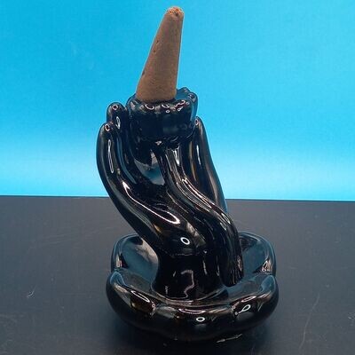 Small Hand and Lotus Backflow Burner