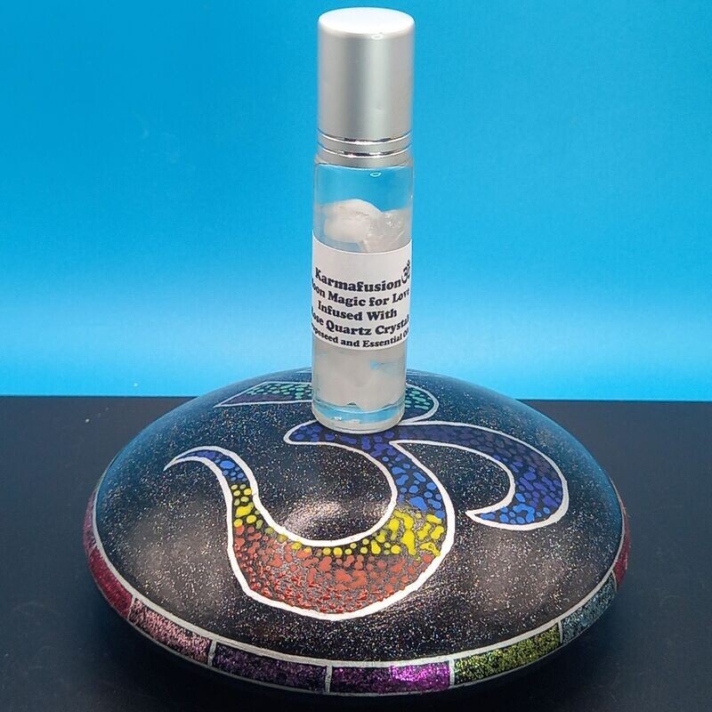 Moon Magic for The Heart Rollerball with Rose Quartz