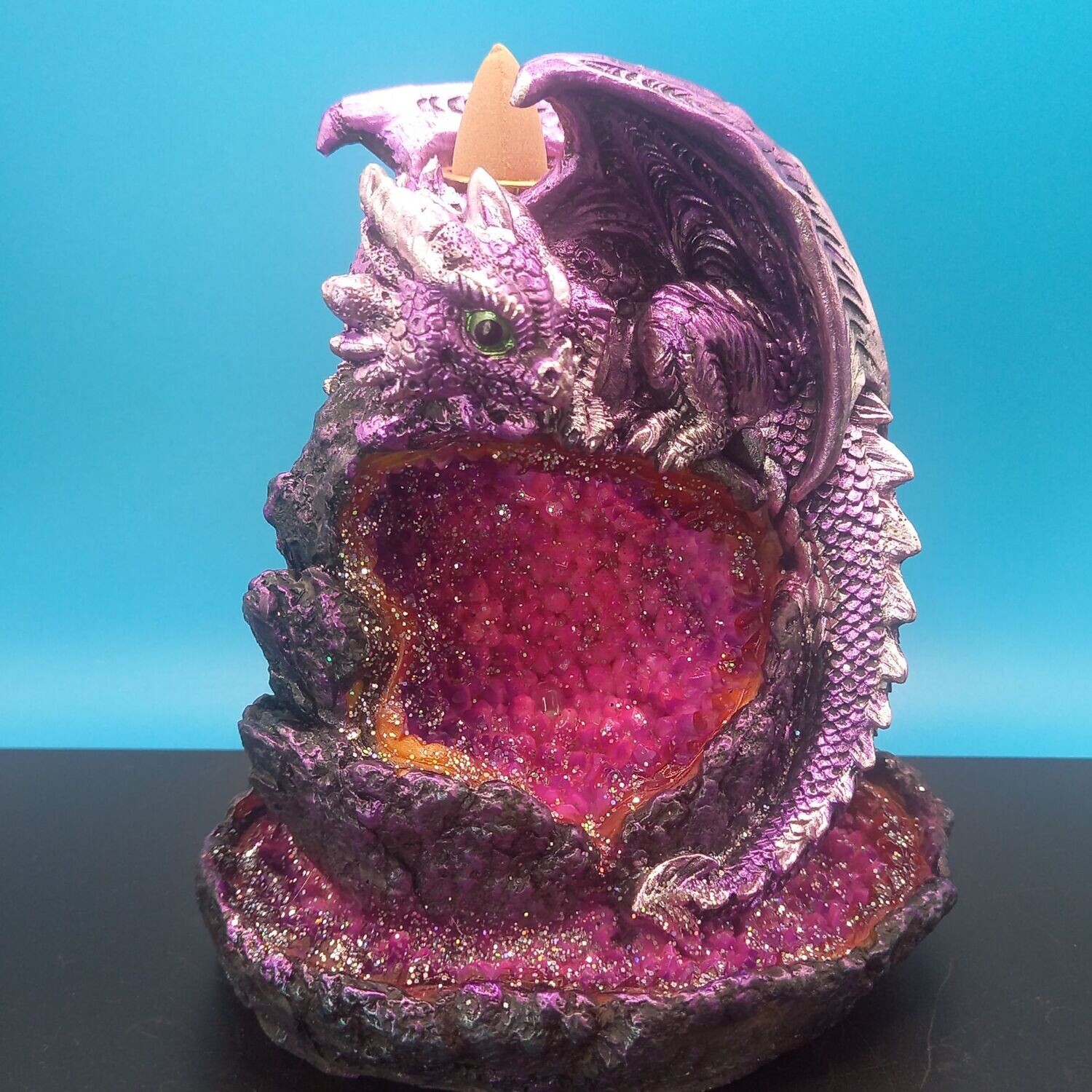 L.E.D. Baby Dragon Cave Backflow Burner
