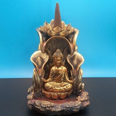 Bronze Buddha Backflow Burner