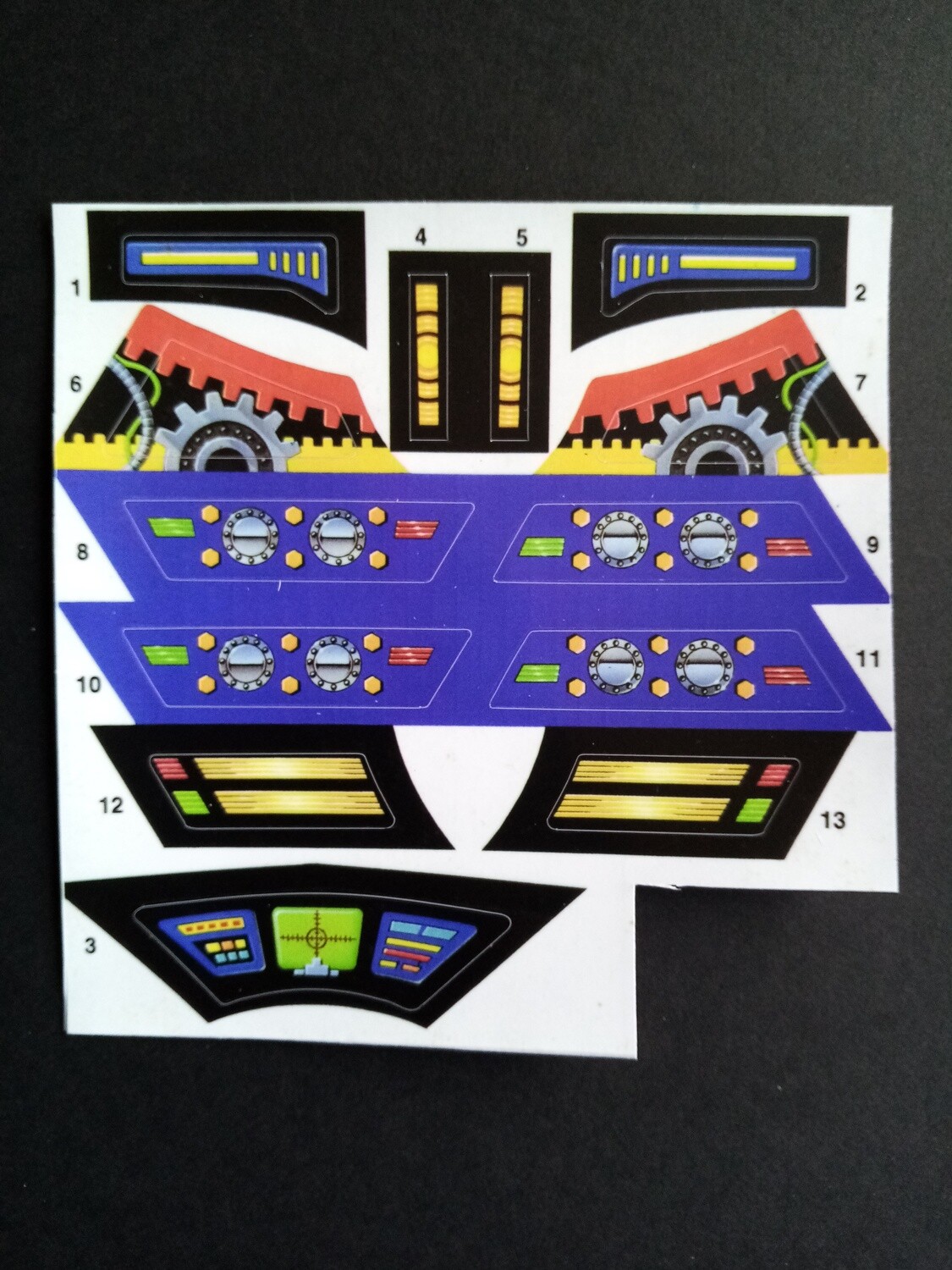 MOTU Blaster Hawk He Man Blasterhawk custom repro He-Man stickers...die cut