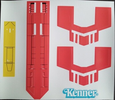 Star Wars X Wing custom repro replacement stickers...die cut
