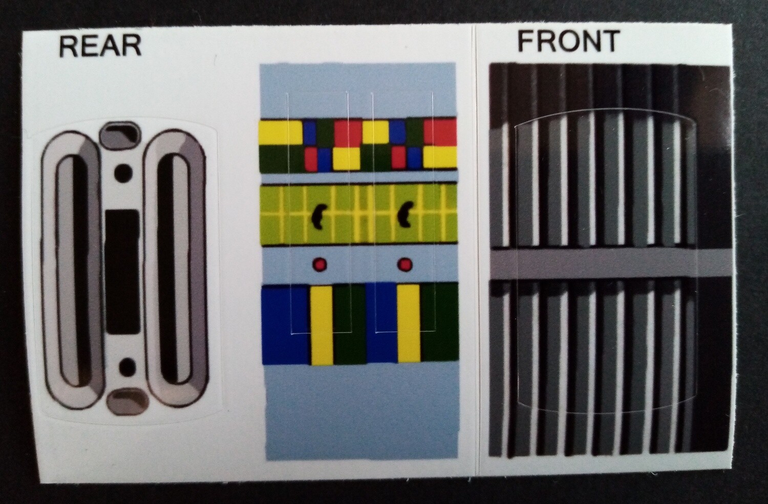 Star Wars Twin Pod Cloud Car custom repro stickers DIE CUT