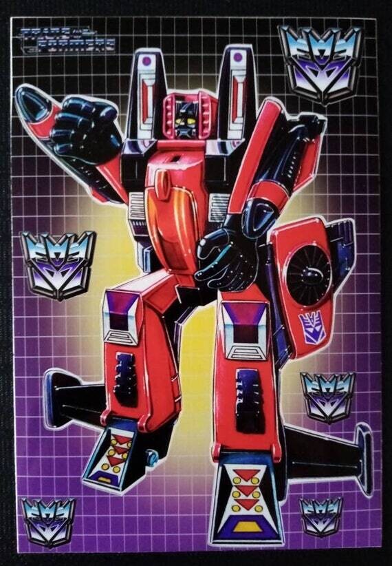 Transformers Thrust character approx. 15 x 11 cm custom sticker DIE CUT
