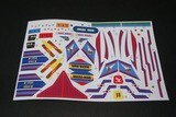 Micro Man / Micronauts Transfer Fortress custom repro stickers decals labels DIE CUT