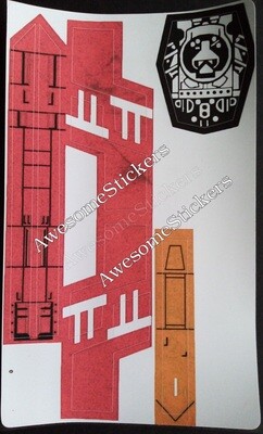 Star Wars X Wing custom repro replacement stickers X-Wing...die cut!