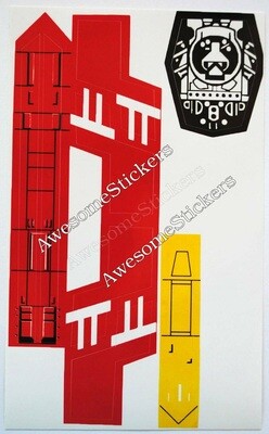 Star Wars X Wing custom stickers labels decals DIE CUT