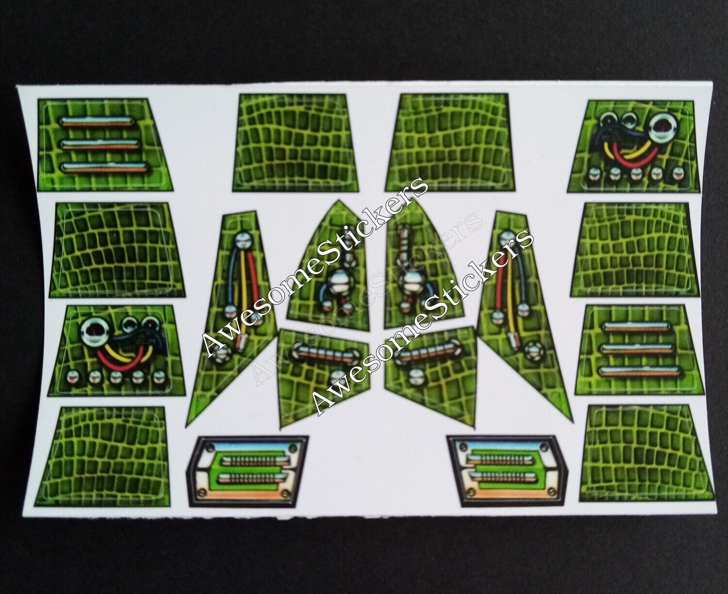 MOTU Roton He Man vtg custom repro stickers labels decals DIE CUT on white gloss vinyl