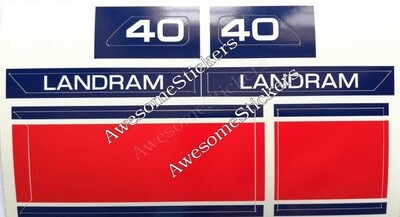 Battlestar Galactica Landram custom stickers labels decals DIE CUT