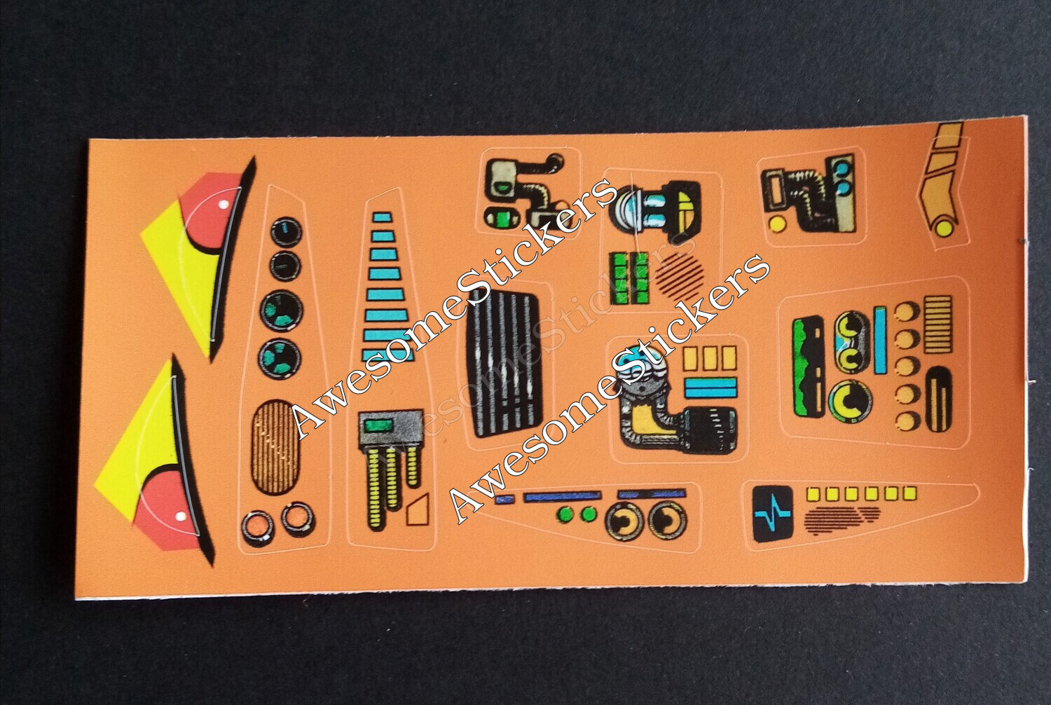 MOTU Road Ripper He Man vtg custom repro stickers labels decals DIE CUT on white gloss vinyl