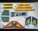 MOTU Attack Trak He Man vtg custom repro stickers...die cut