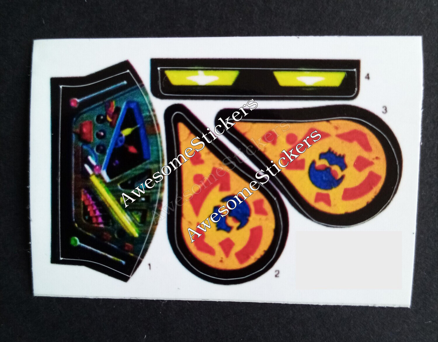 MOTU Shuttle Pod He Man custom repro He-Man stickers...die cut