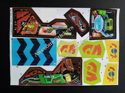 MOTU Terrapod He Man custom repro He-Man stickers...die cut