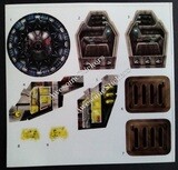 Star Wars At Te custom repro stickers DIE CUT