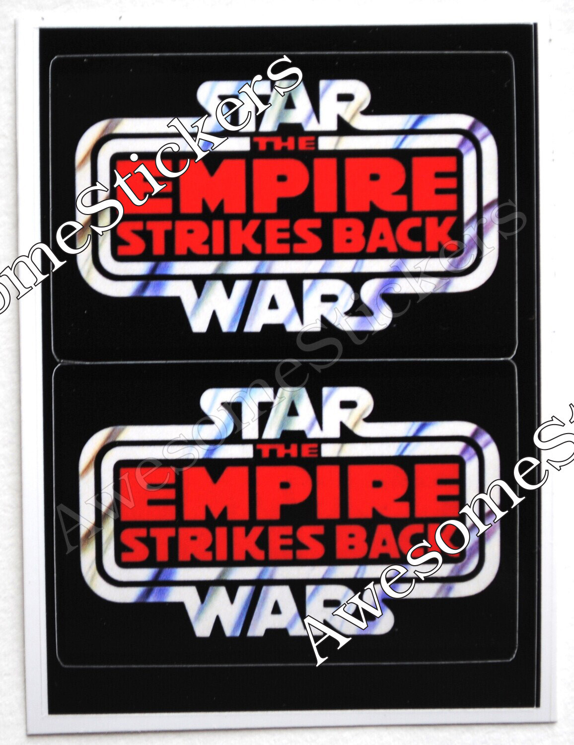 Star Wars Empire Strikes Back Han Solo blaster custom sticker...die cut