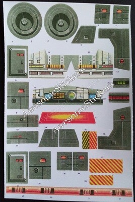 Star Wars At-At custom repro At At stickers DIE CUT