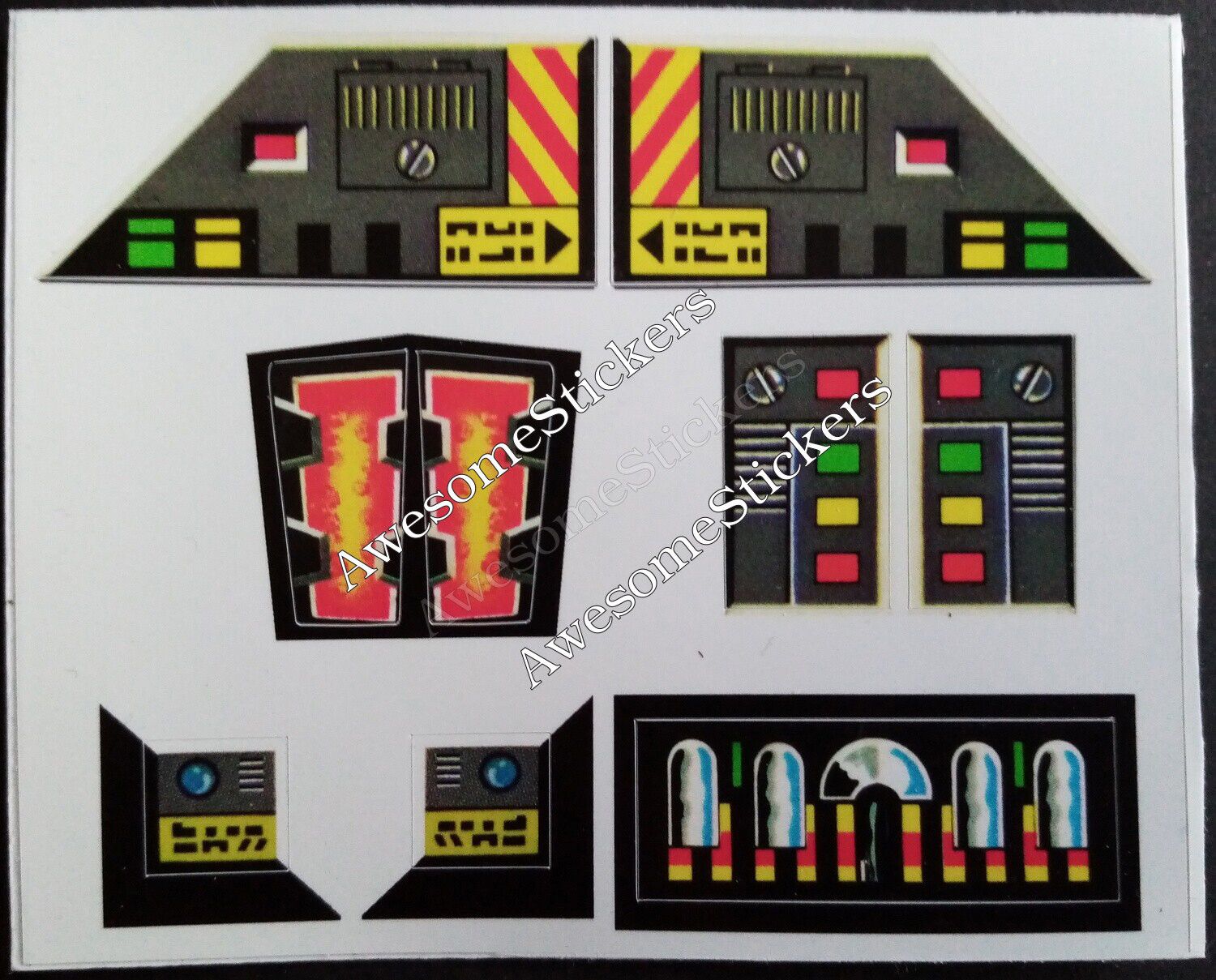 Star Wars INT-4 custom repro stickers DIE CUT