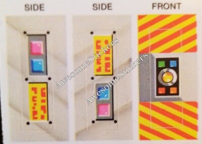 Star Wars RLC Radar Laser Cannon replacement repro stickers DIE CUT