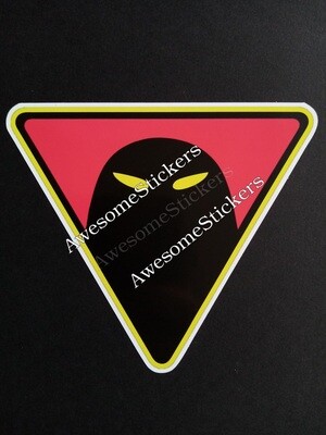 Space Ghost logo retro custom stickers labels decals DIE CUT