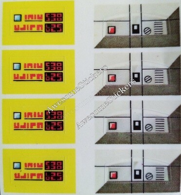 Star Wars Vehicle Maintenance Energizer custom repro stickers DIE CUT