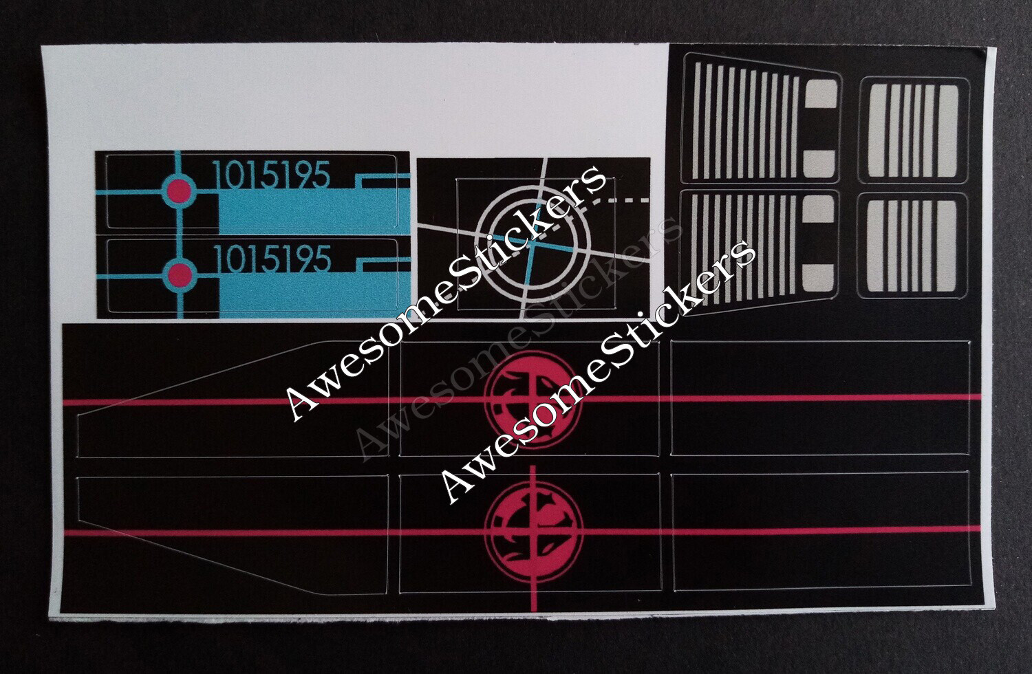 Thundercats Thunderclaw repro custom stickers DIE CUT