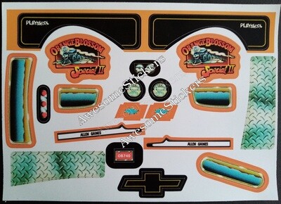 Orange Blossom Special II Monster Truck by Playskool custom stickers DIE CUT