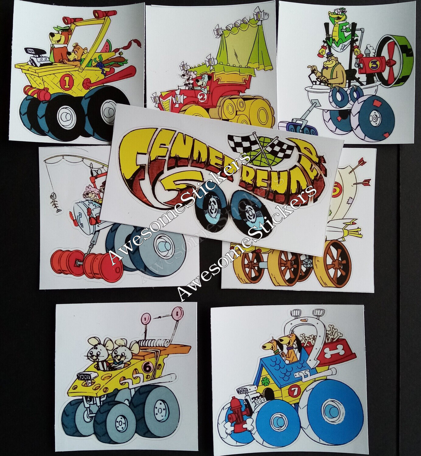 Fender Bender 500 classic stickers~retro~custom repro DIE CUT