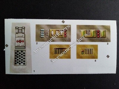Star Wars Tatooine Skiff &#39;84 custom repro stickers DIE CUT