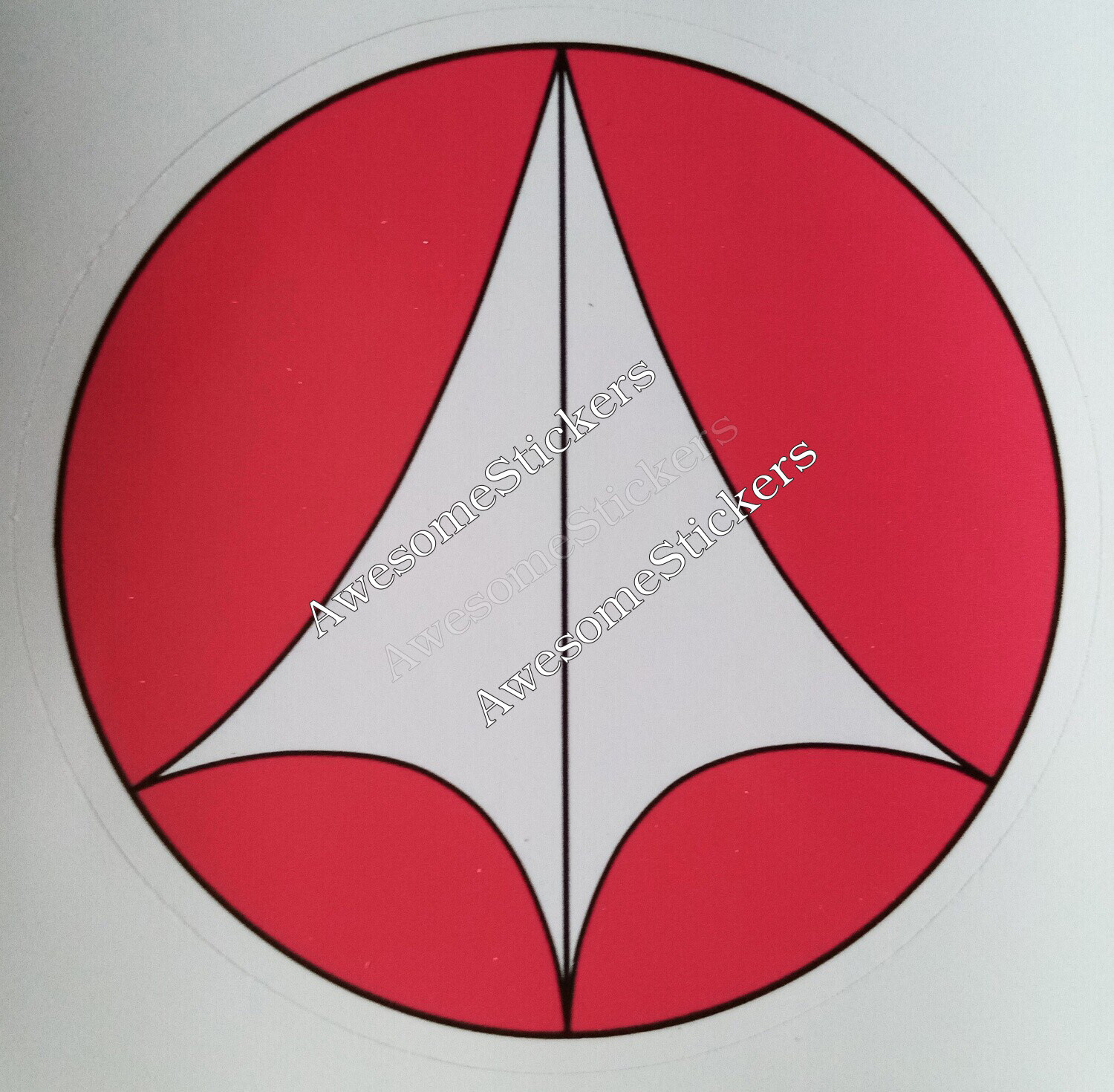 Robotech logo custom repro sticker DIE CUT approx. 8 x 8cm